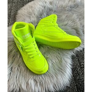 Neon UBFEN Hidden Wedge Sneaker Booties Women's‎ Size 11